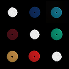 Pady Polerskie PERFORMANCE 75mm – Kompletny Zestaw 9 szt.