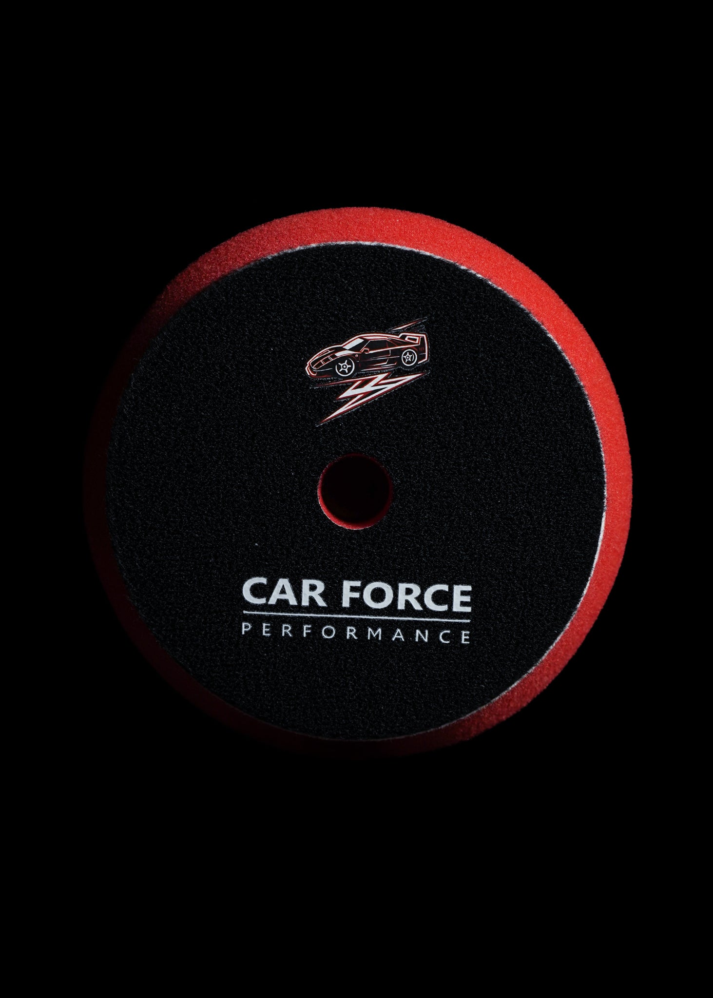 tył pada polerskiego car force - czerwony